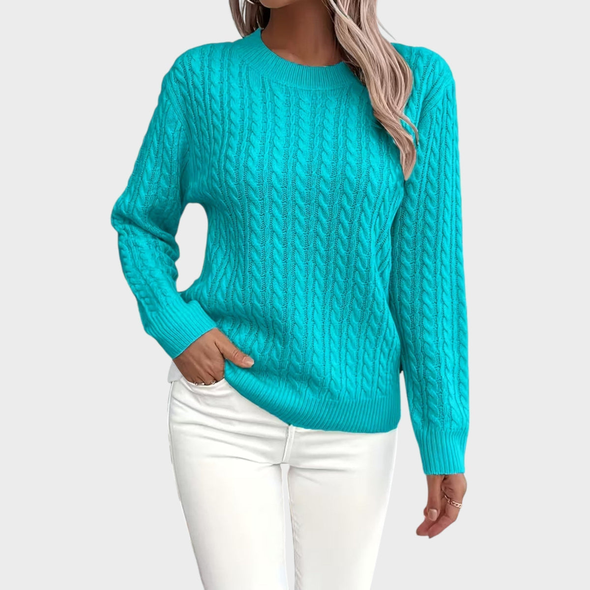 Vivianne – Soft Textured Knitted Sweater