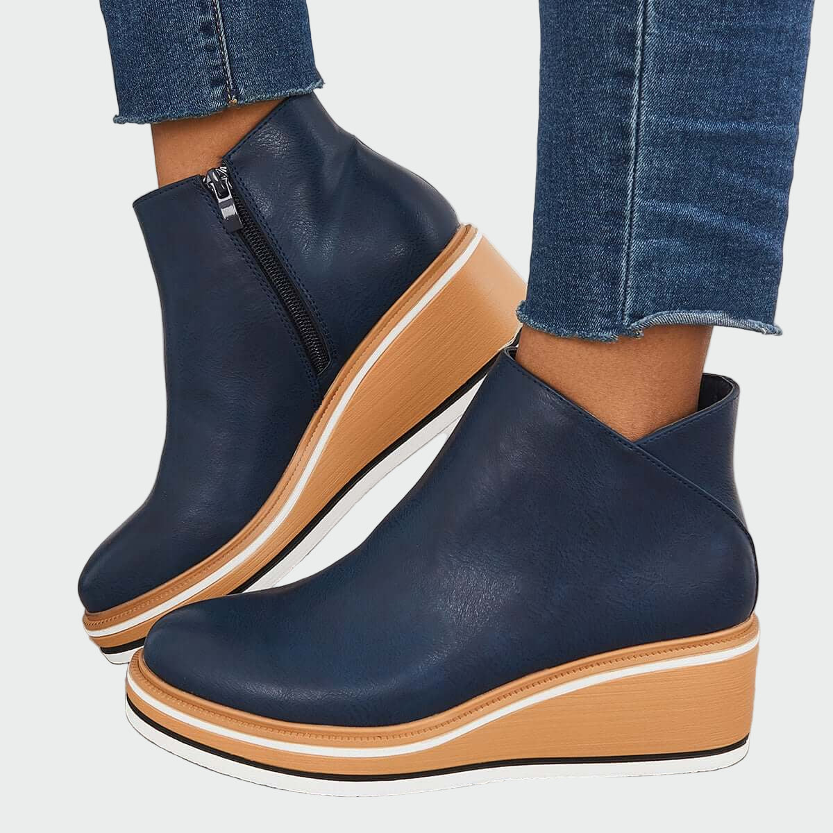 Orthopaedic leather shoes