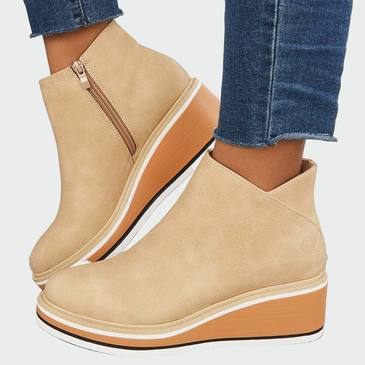 Orthopaedic leather shoes