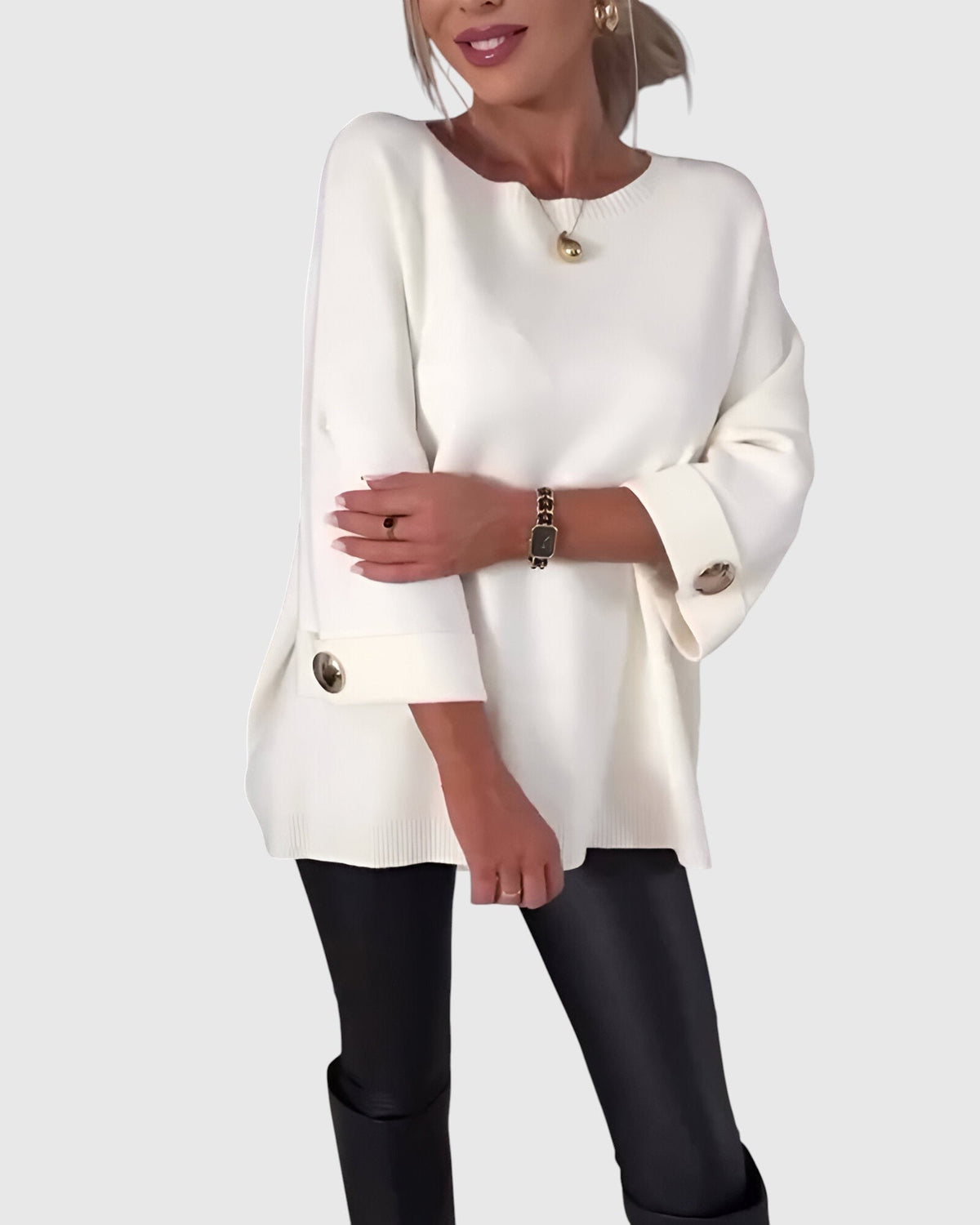 Janel – Elegant everyday pullover
