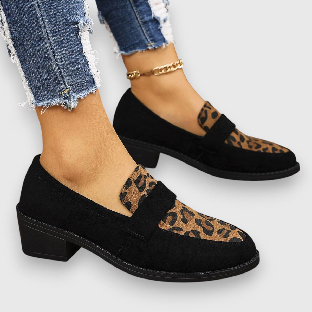 Florentina | Comfortable Leopard Slippers
