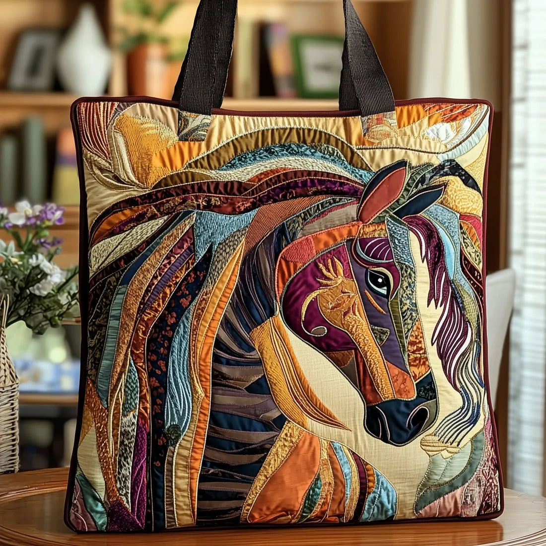 Mozaik steppelt tote táska