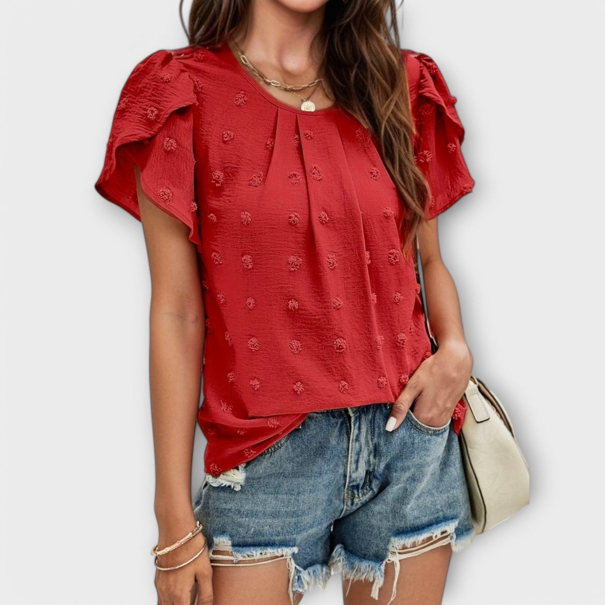 Charlotte - The perfect polka dot blouse