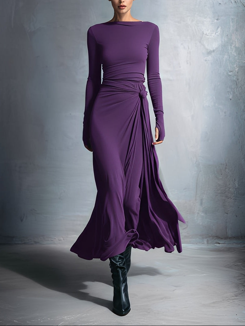 Ilinca | Side Knot Maxi Dress
