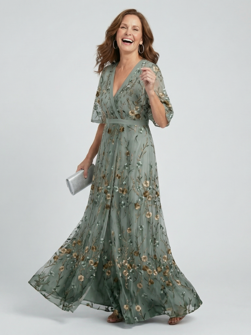 Aneta | Maxi Halter Floral Dress