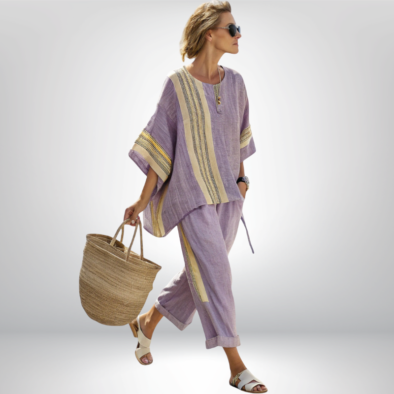 Daisy | Bohemian Striped Set