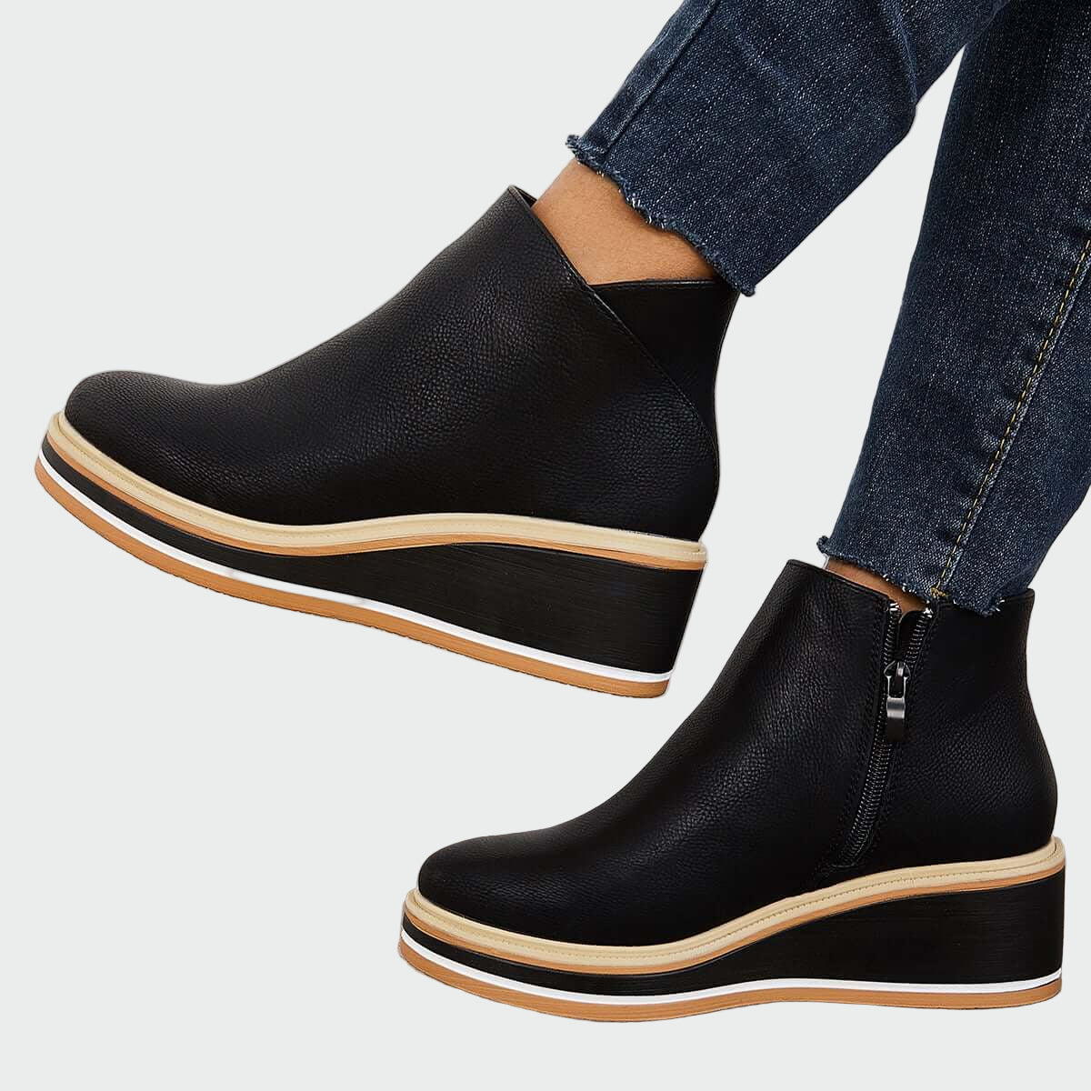 Orthopaedic leather shoes