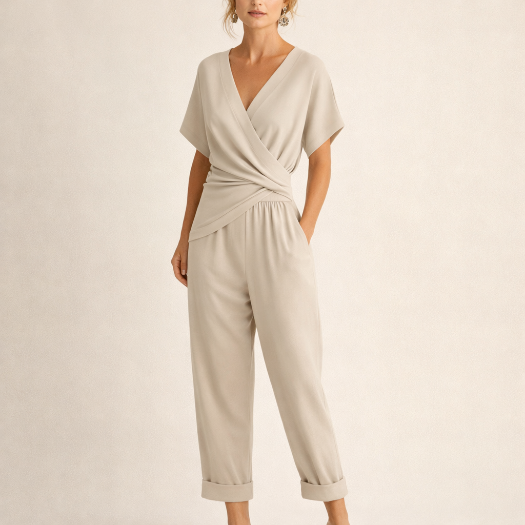Magda | Elegant Distressed Jumpsuit