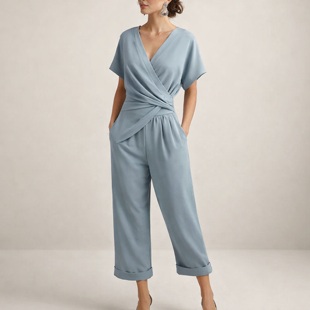 Magda | Elegant Distressed Jumpsuit