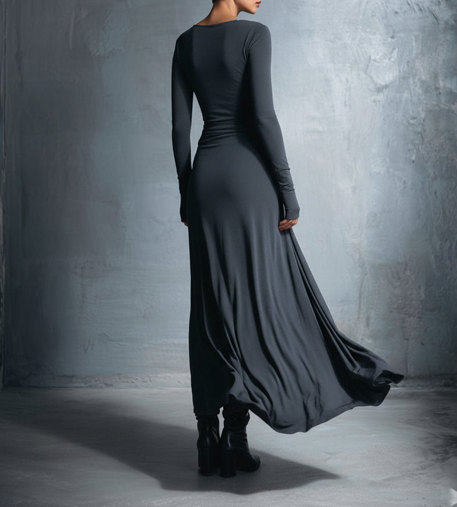 Ilinca | Side Knot Maxi Dress
