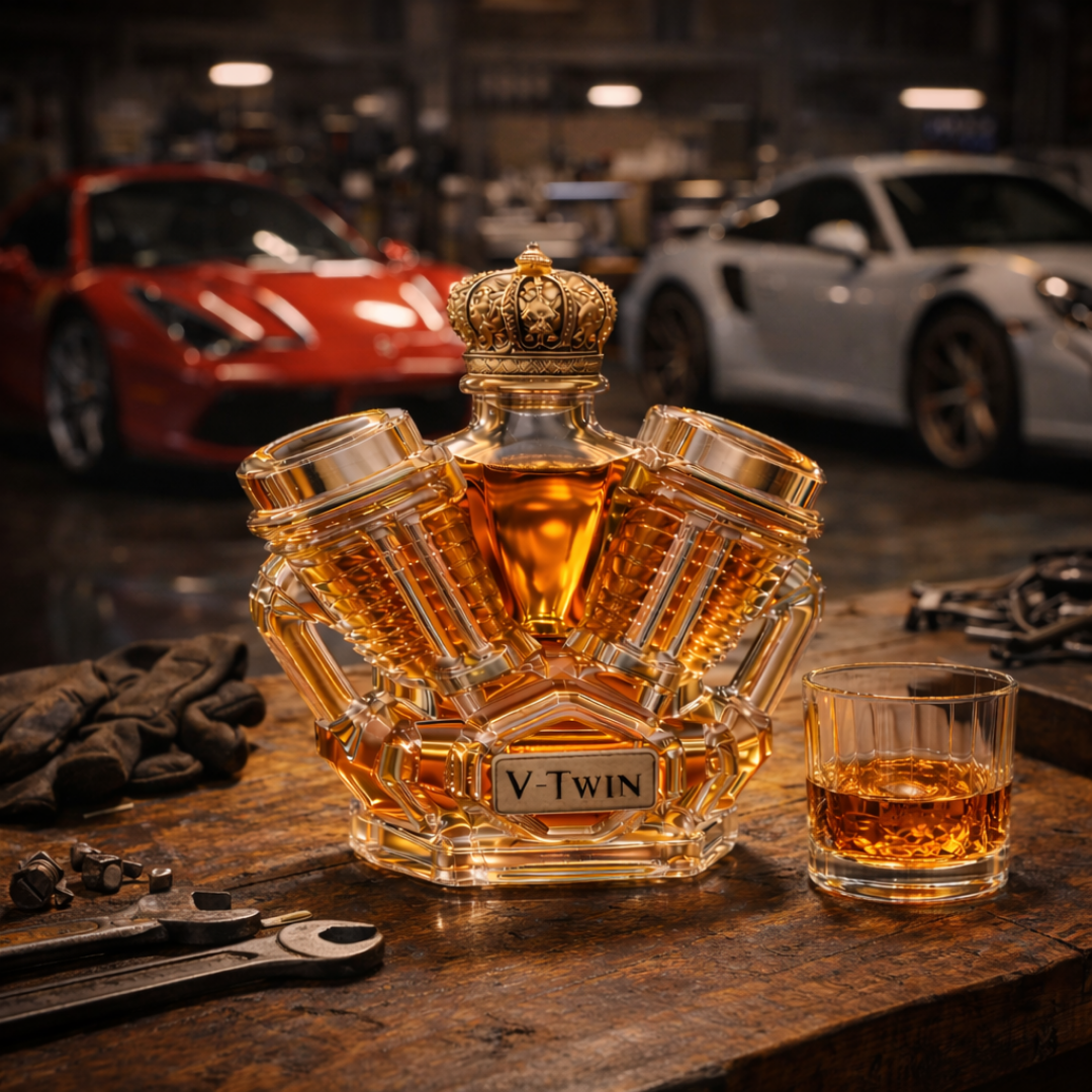 Whiskey Bottle - V8 Edition