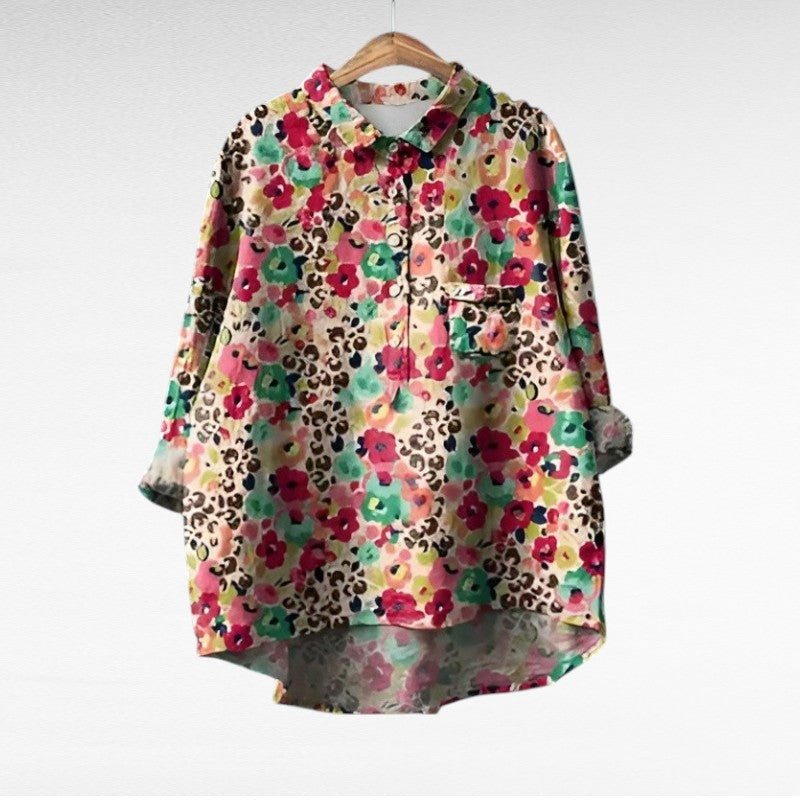 Noemi | Elegant Summer Linen Blouse