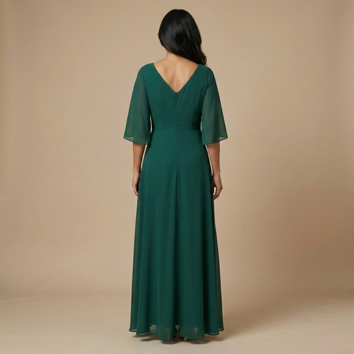 Lucia – V-kivágású Sifon Ruha