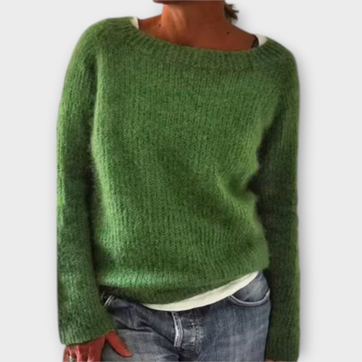 Regine – solid knit sweater