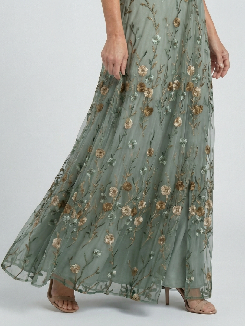 Aneta | Maxi Halter Floral Dress