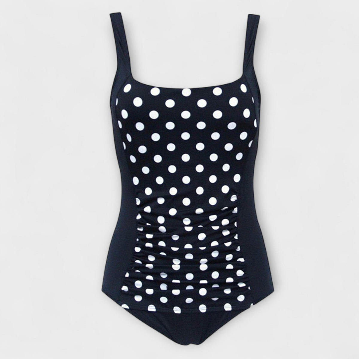 Retro One-Piece Thick Swimsuit
