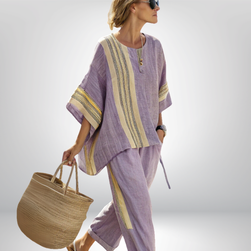 Daisy | Bohemian Striped Set