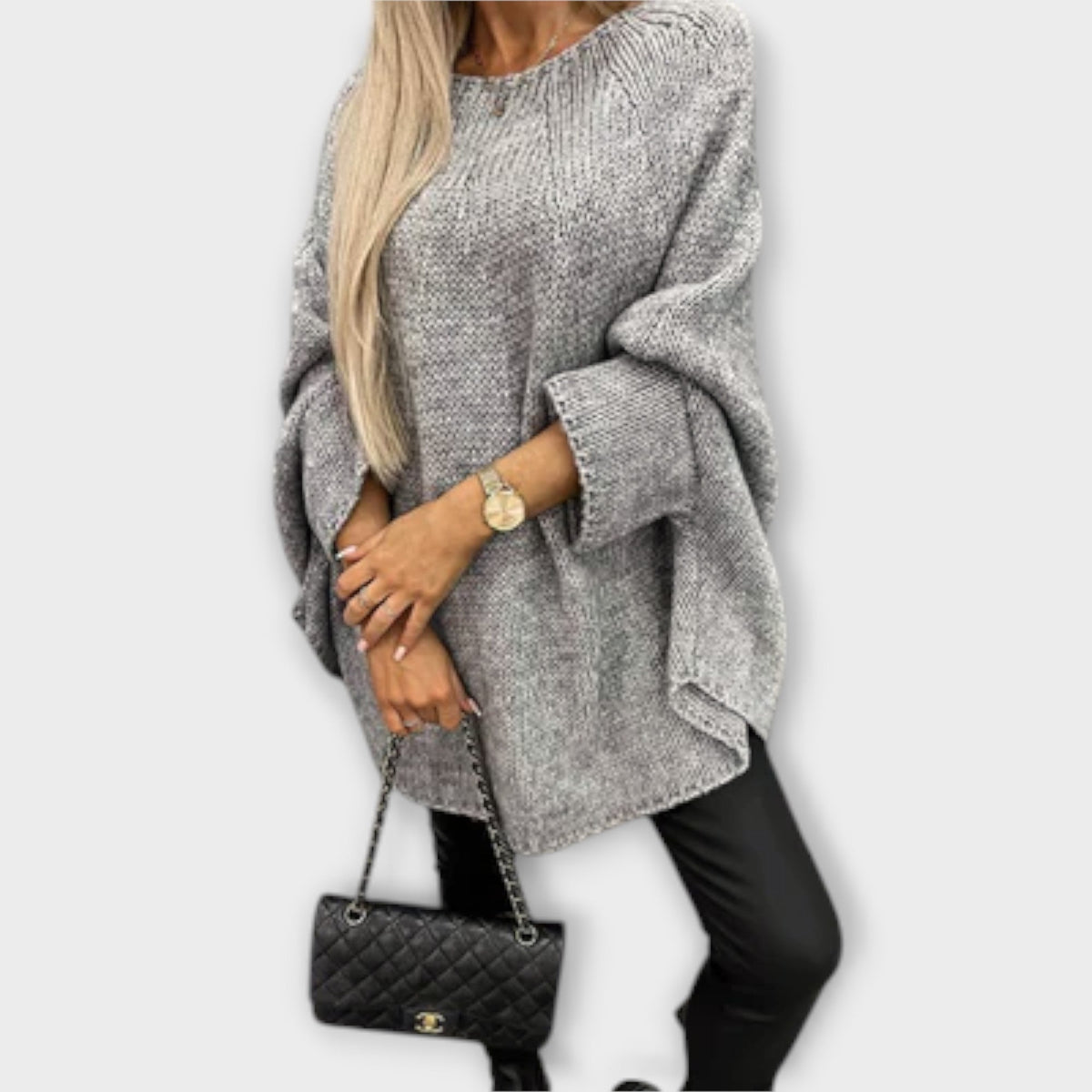 Izabel - Stylish women's round neck pullover