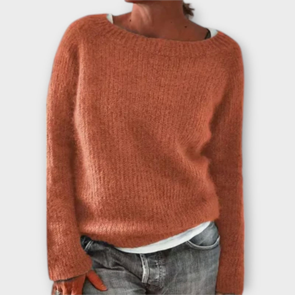 Regine – solid knit sweater