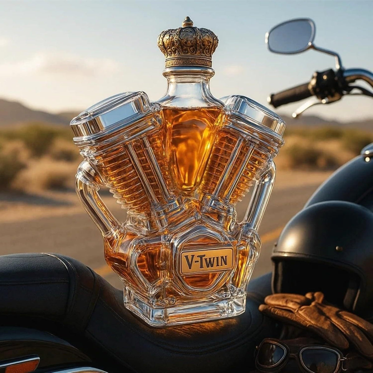 Whiskey Bottle - V8 Edition