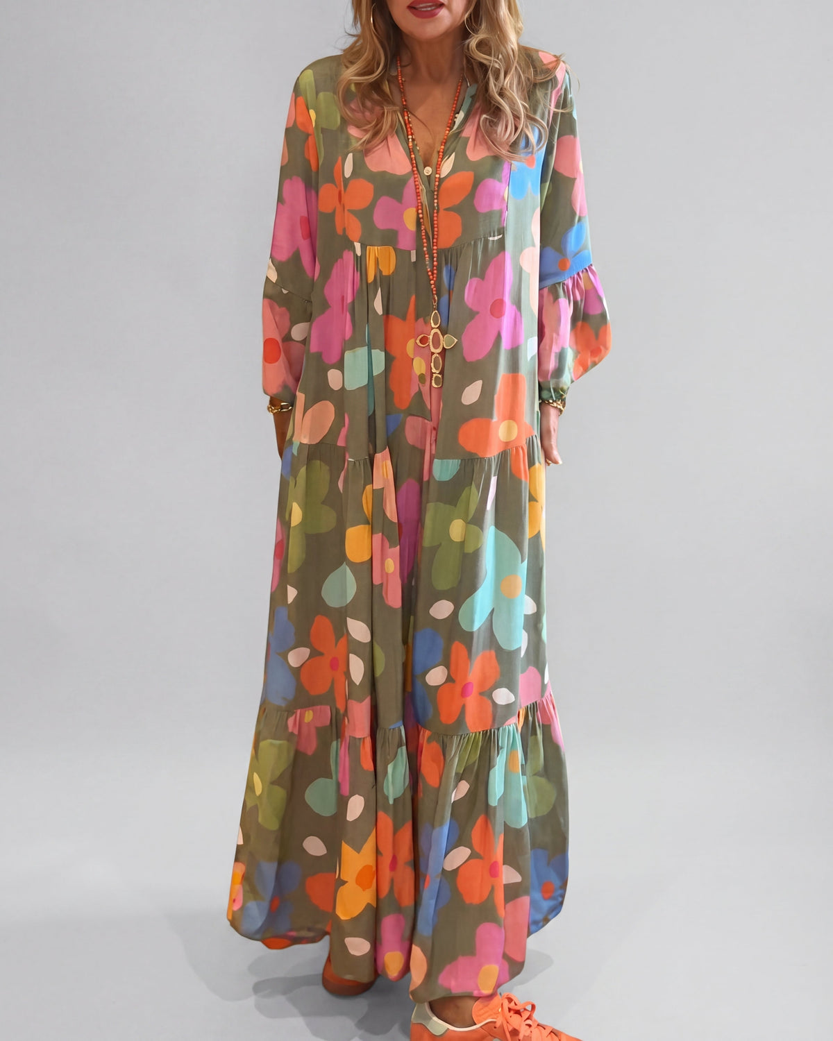 Flowery Dream | Relaxed Fit Maxi Dress