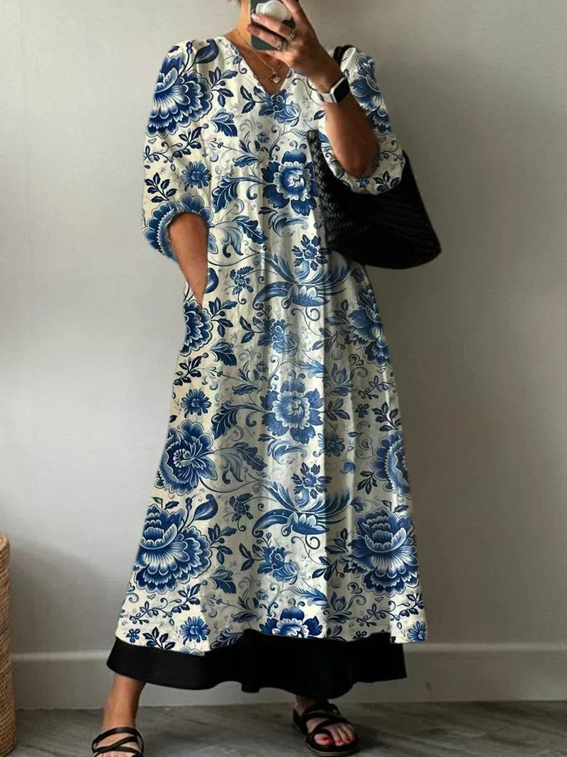 Mia Elegáns Ruha Finom Mintával