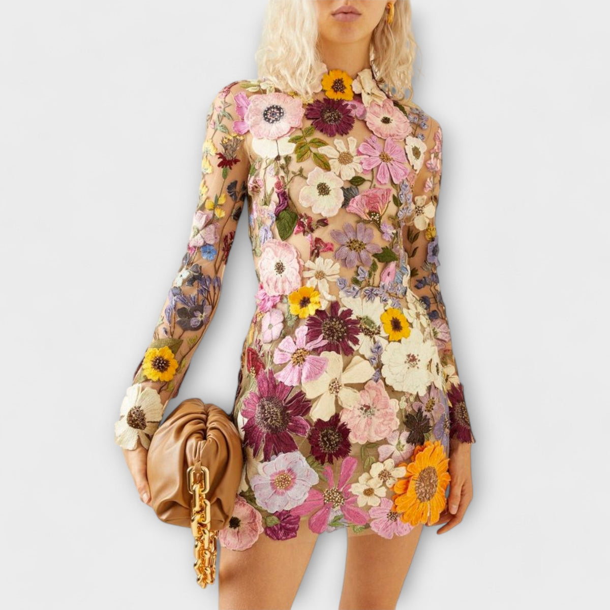 Dolores - 3D floral dress