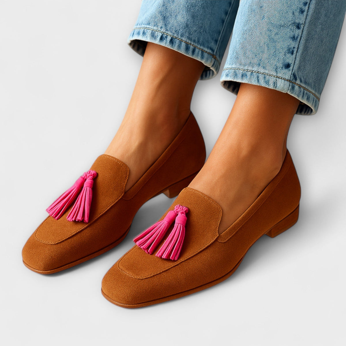 Juliana | Suede Bojtos Mokaszin