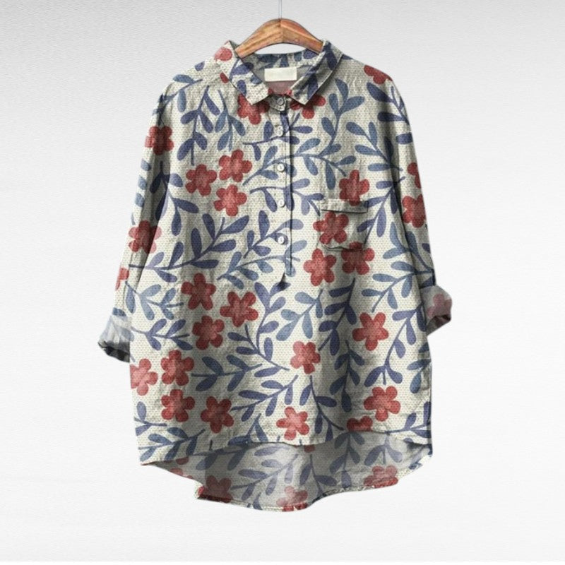 Cler | Elegant Summer Linen Blouse