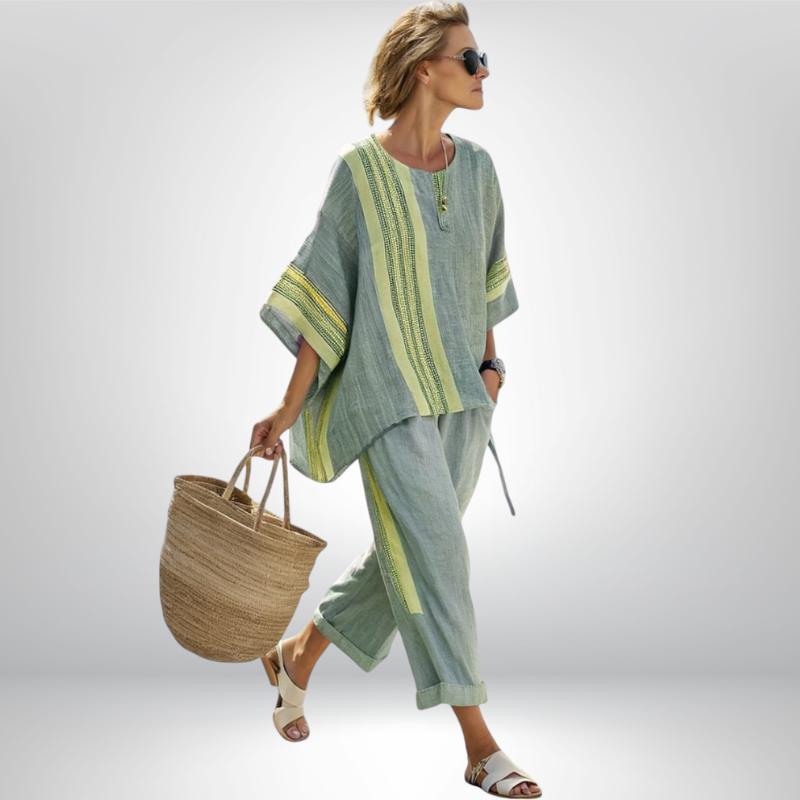 Daisy | Bohemian Striped Set