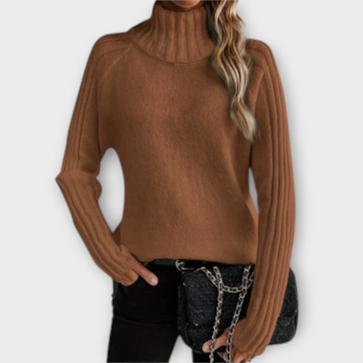Hana - Elegáns kötött pulóver