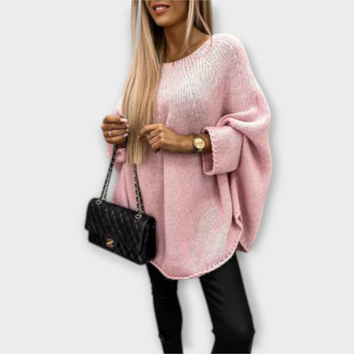 Izabel - Stylish women's round neck pullover