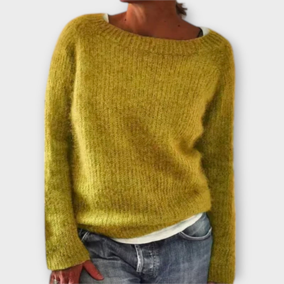 Regine – solid knit sweater