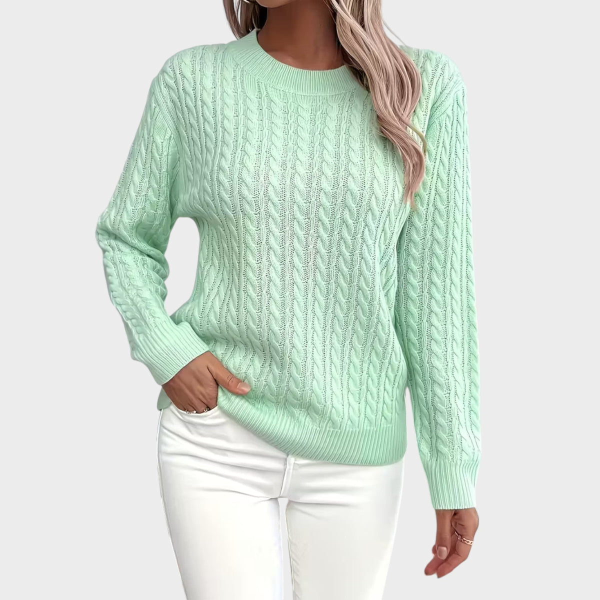 Vivianne – Soft Textured Knitted Sweater