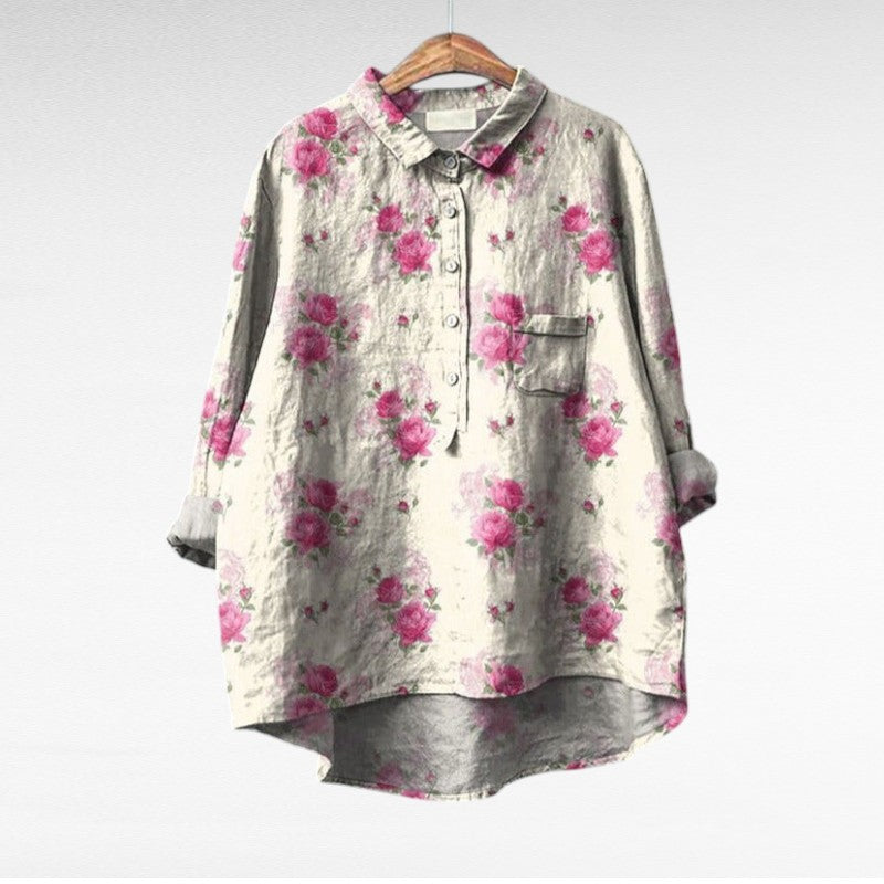 Cler | Elegant Summer Linen Blouse