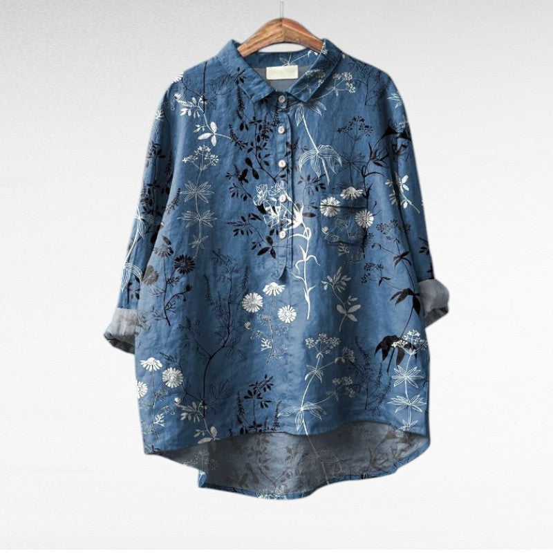 Cler | Elegant Summer Linen Blouse