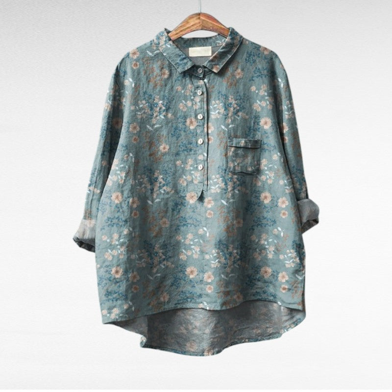 Cler | Elegant Summer Linen Blouse