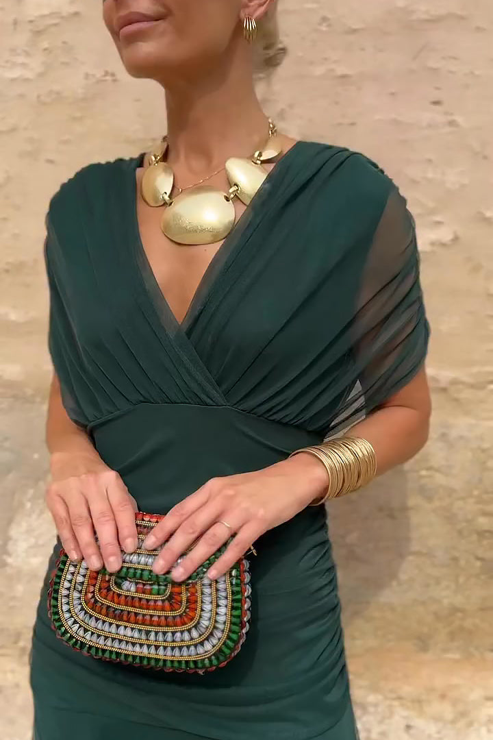 Luisa V kivágású ruha
