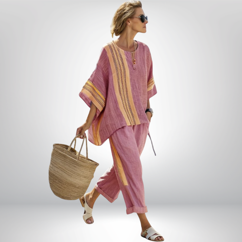 Daisy | Bohemian Striped Set