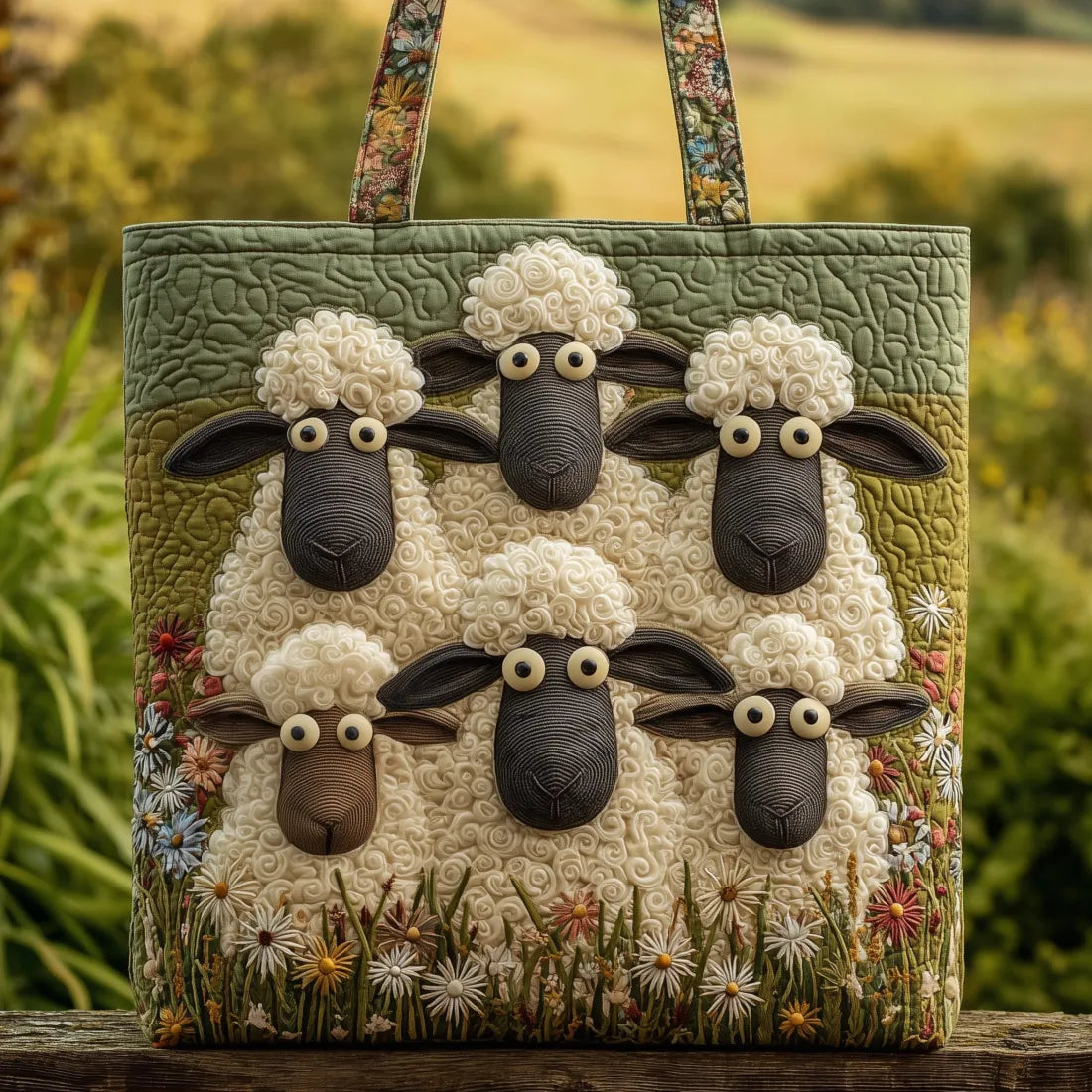 Vingt Moutons - Quilted Tote Bag