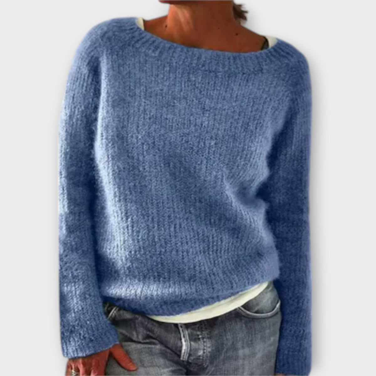 Regine – solid knit sweater