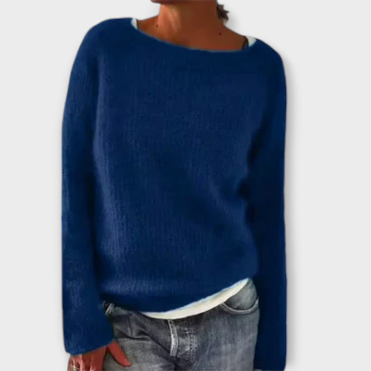 Regine – solid knit sweater
