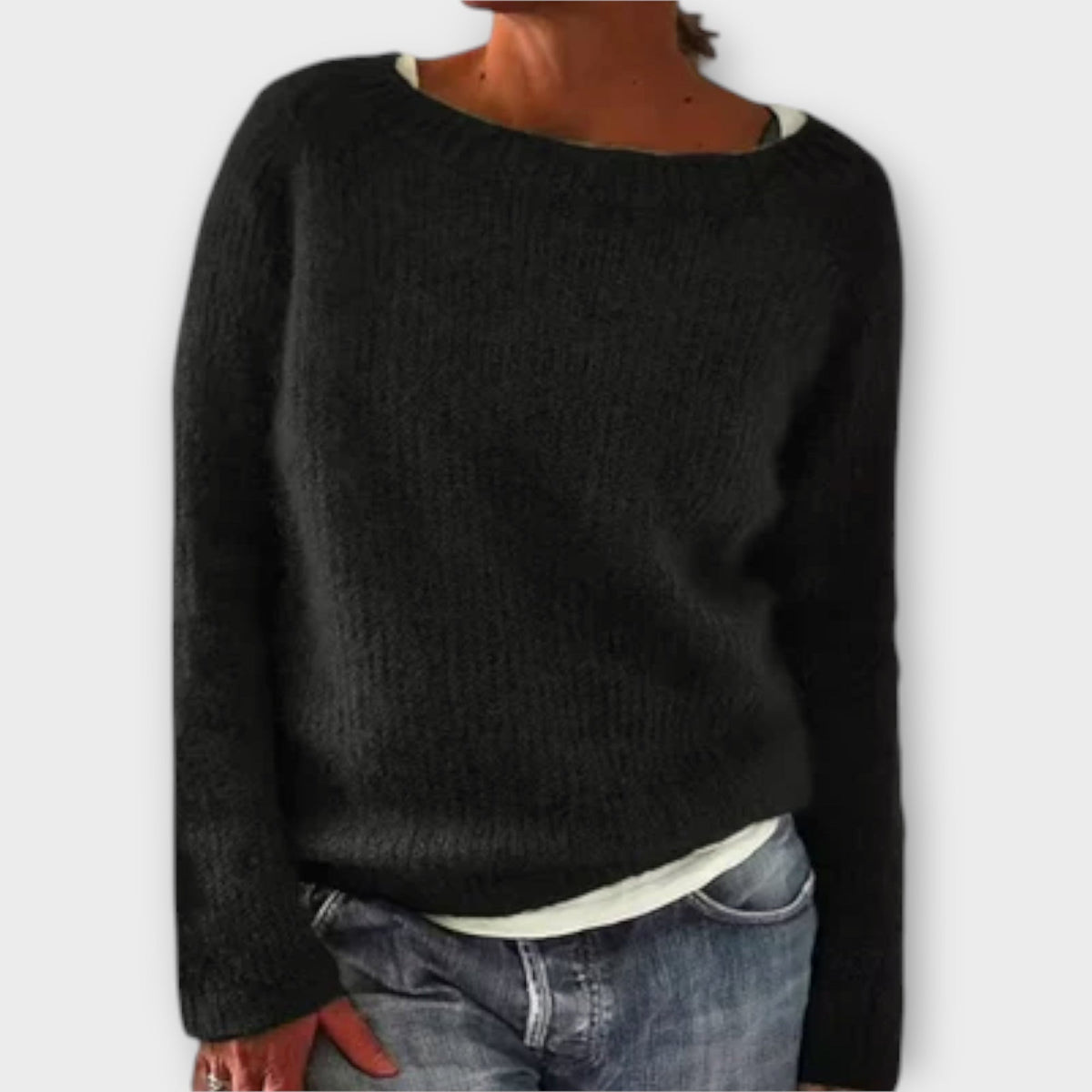 Regine – solid knit sweater