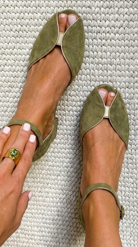 Joanna – Elegáns Zöld Szandál