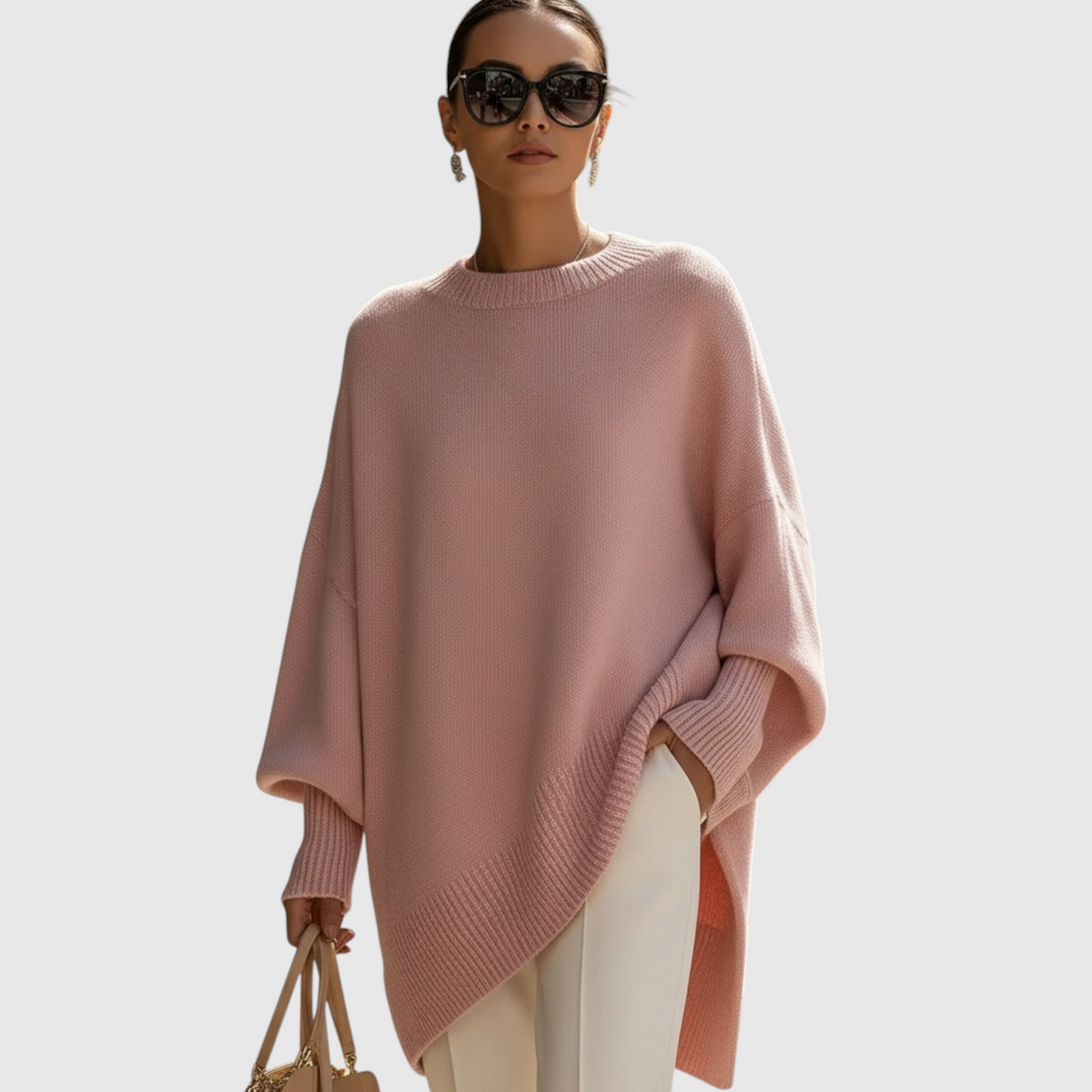 Adela - Elegant sweater with a relaxed silhouette