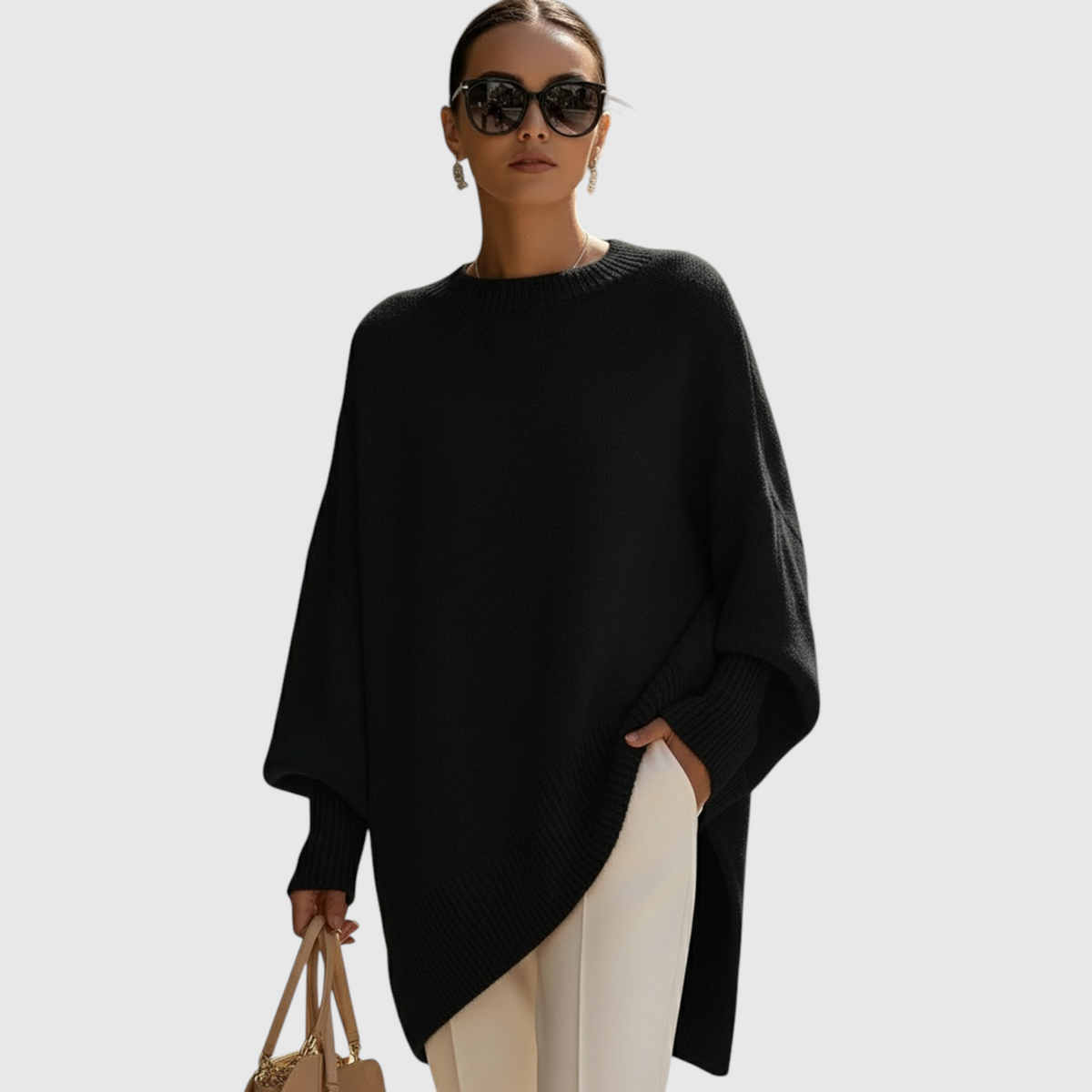 Adela - Elegant sweater with a relaxed silhouette