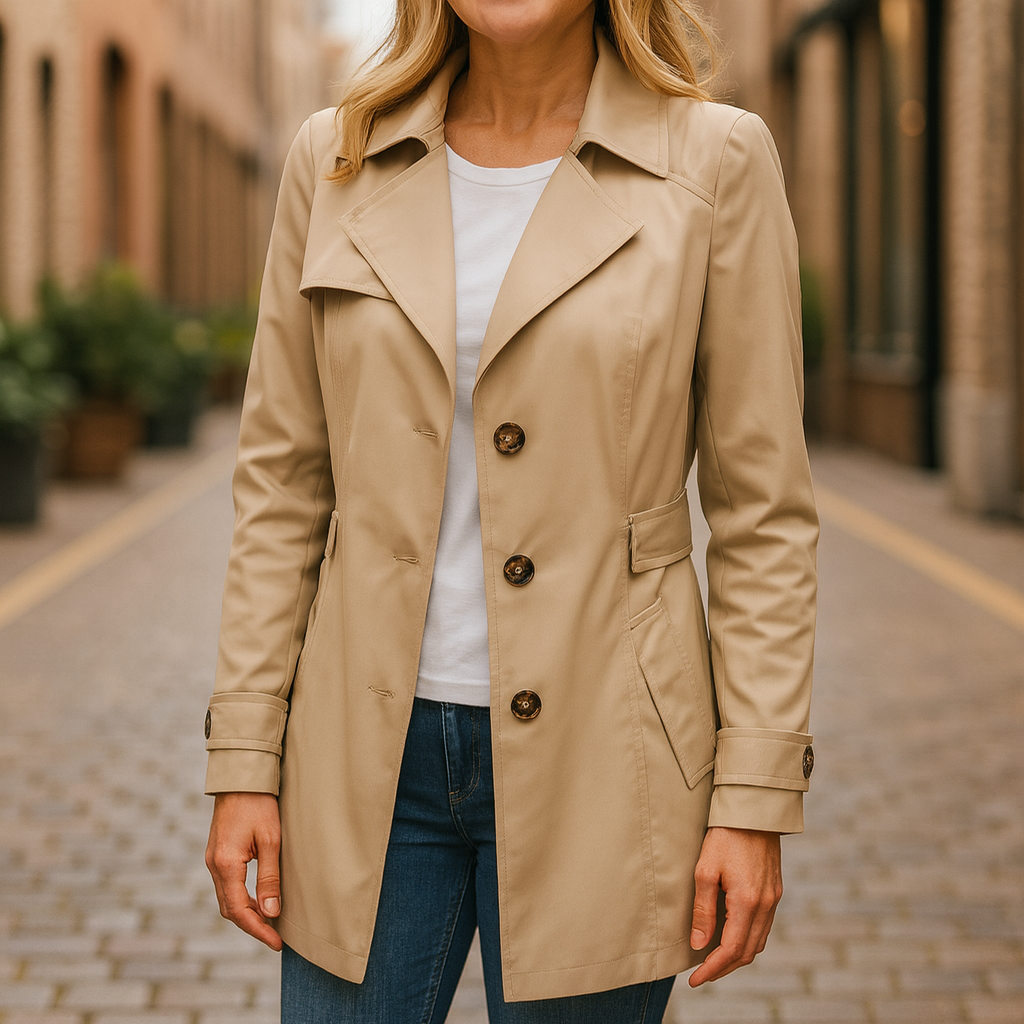 Jamie – Elegáns Őszi Trench Kabát