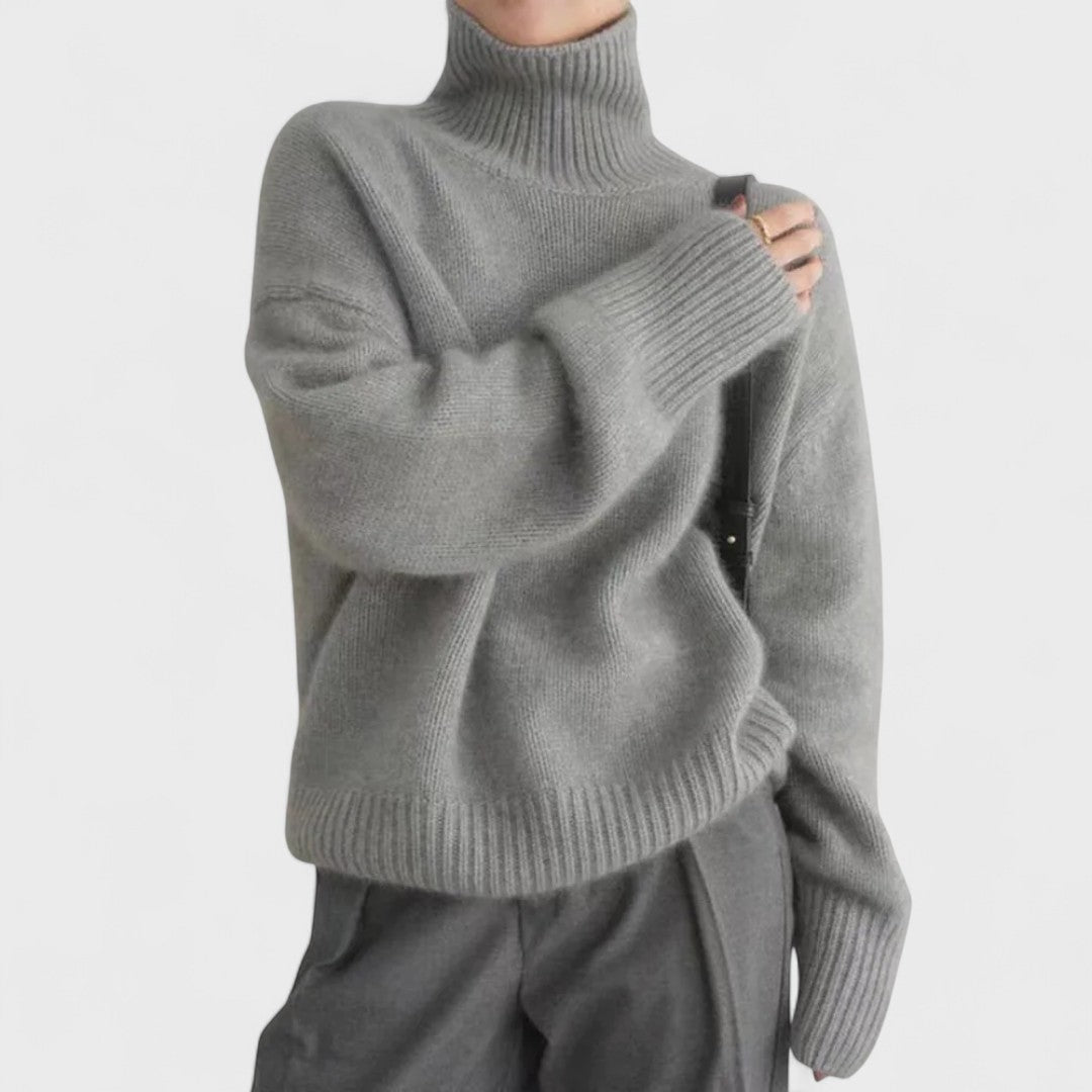 Izabella - High neck cashmere sweater