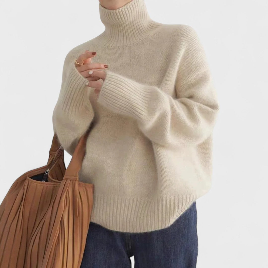 Izabella - High neck cashmere sweater