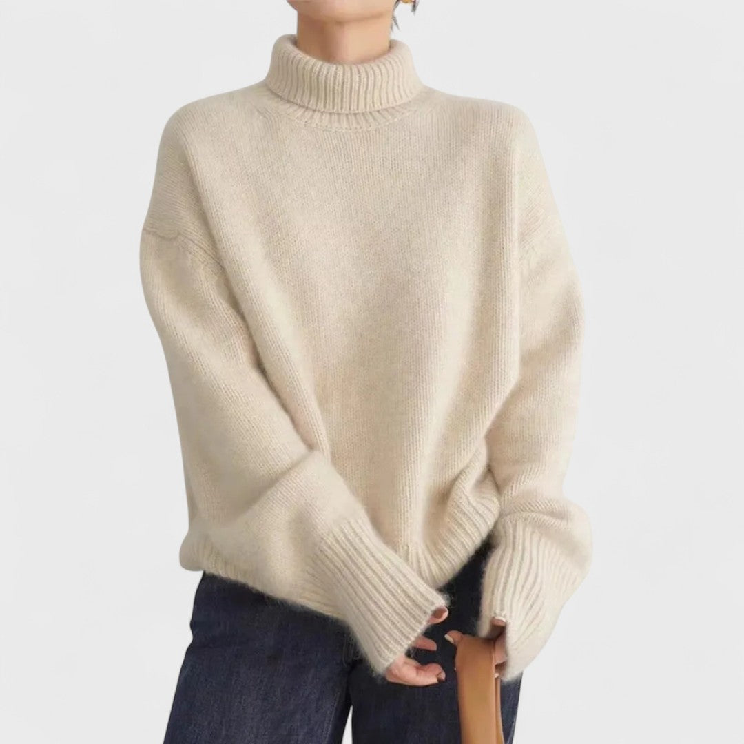 Izabella - High neck cashmere sweater